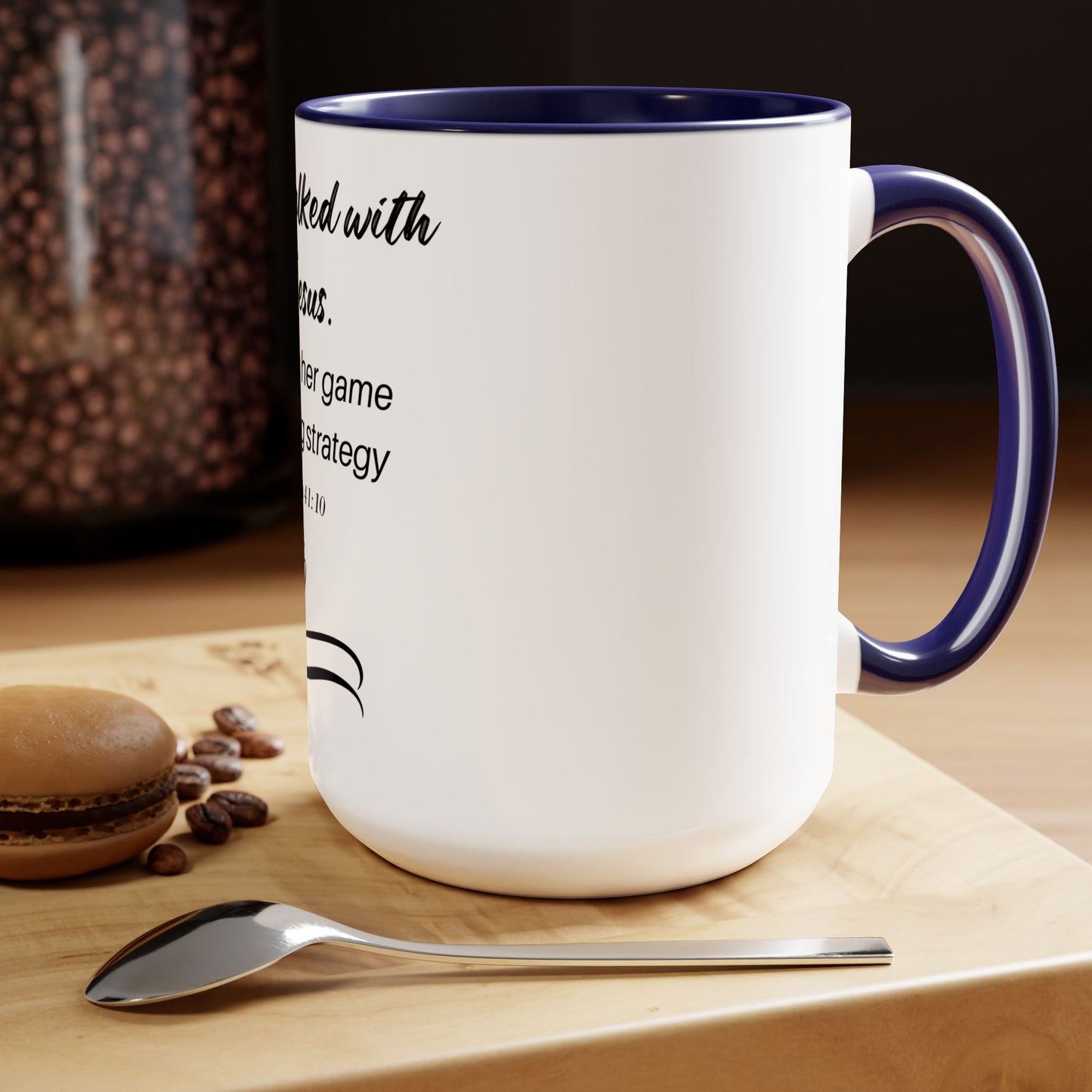 She Walked With Jesus Inspirational Two Tone Mug
