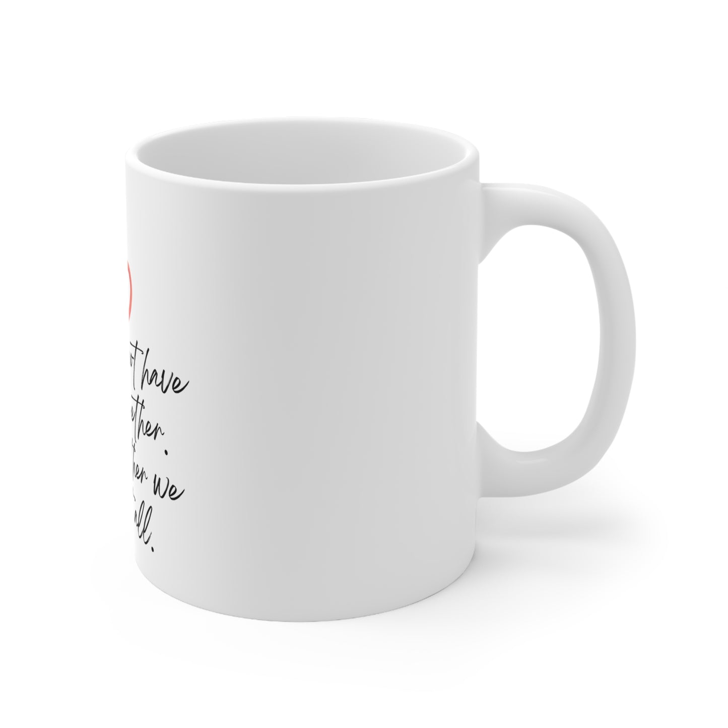 Intertwined Hearts Couples Mug