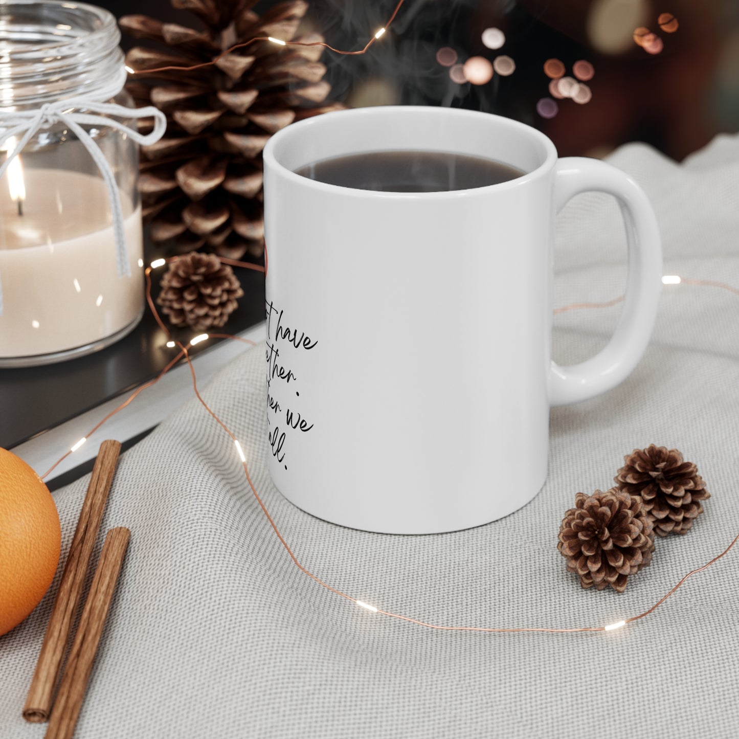 Intertwined Hearts Couples Mug