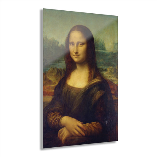 Mona Lisa French Cleat Design Rendition of Acrylic Print