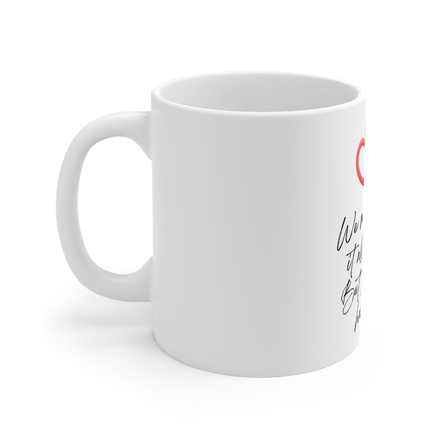 Intertwined Hearts Couples Mug