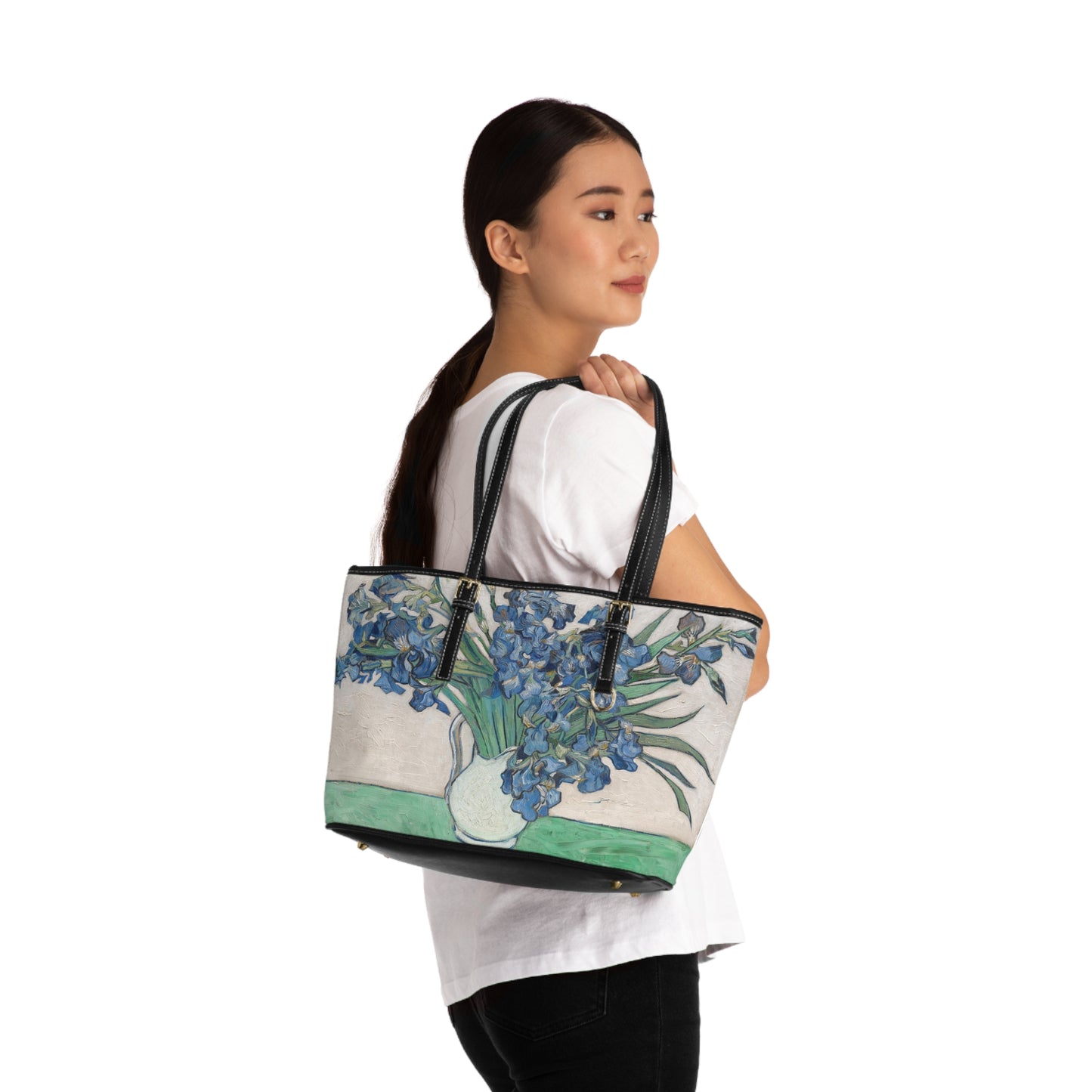 For the Love of Iris All Day Leather Shoulder Bag