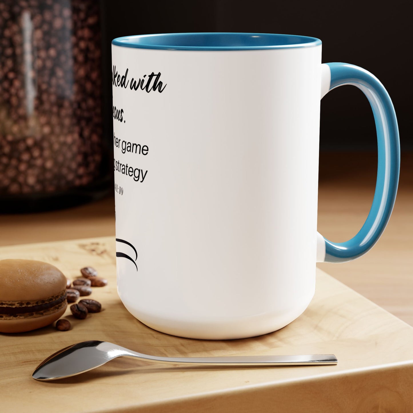 She Walked With Jesus Inspirational Two Tone Mug