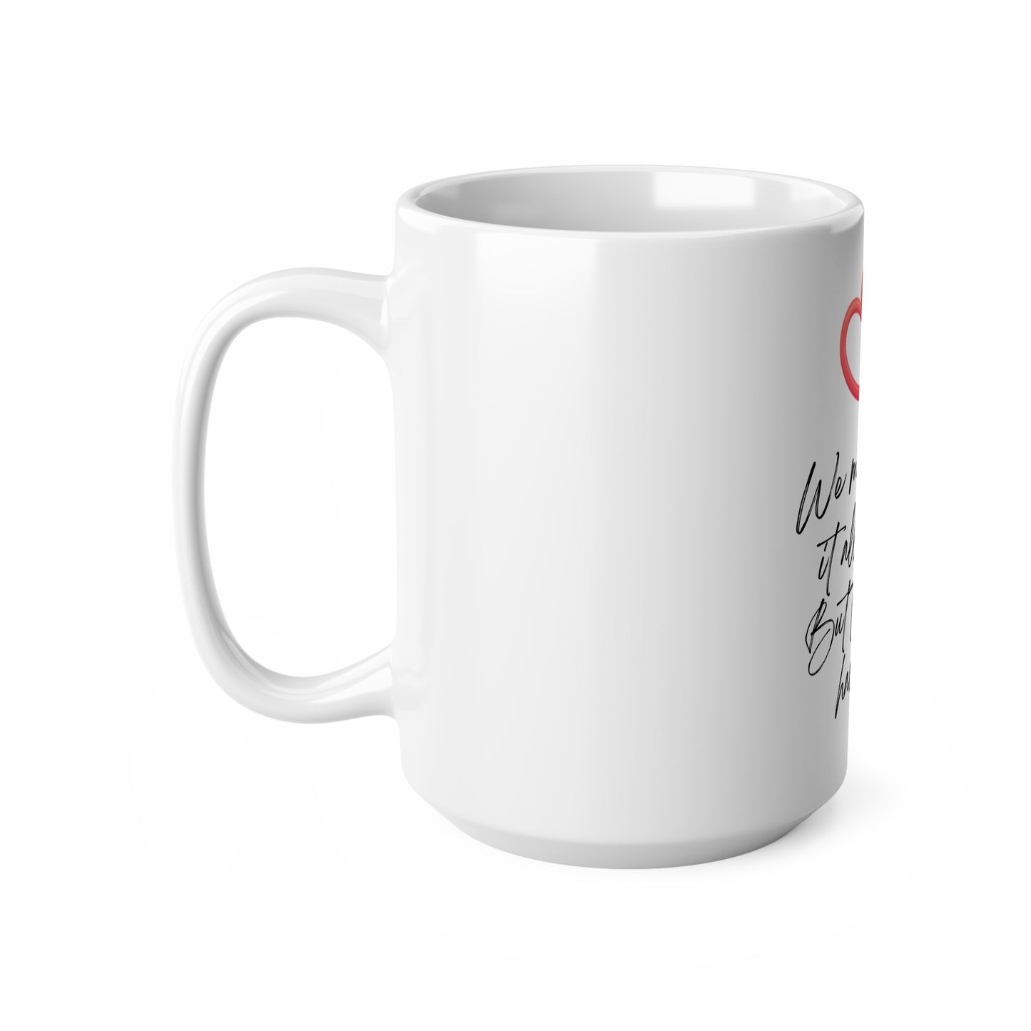 Intertwined Hearts Couples Mug
