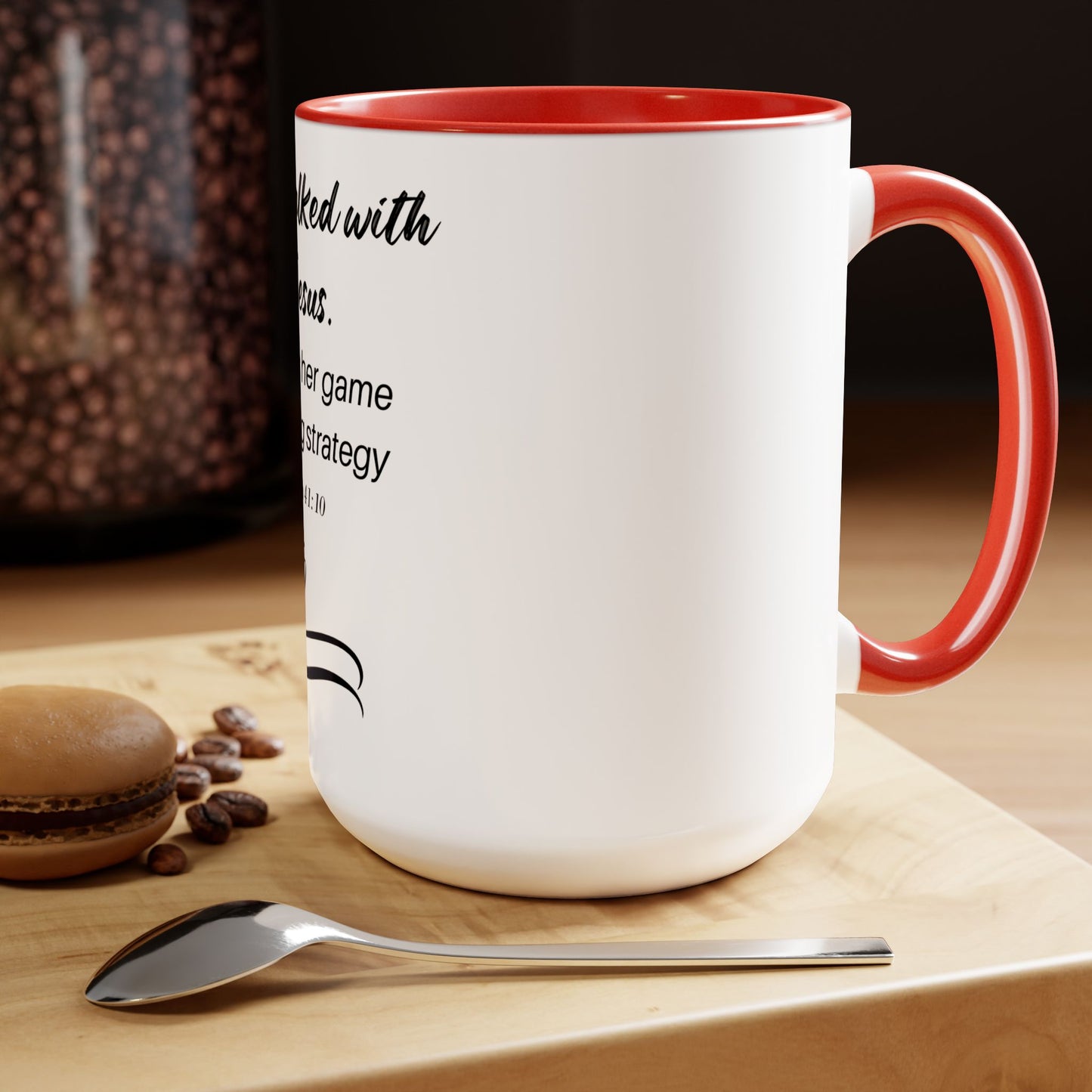 She Walked With Jesus Inspirational Two Tone Mug