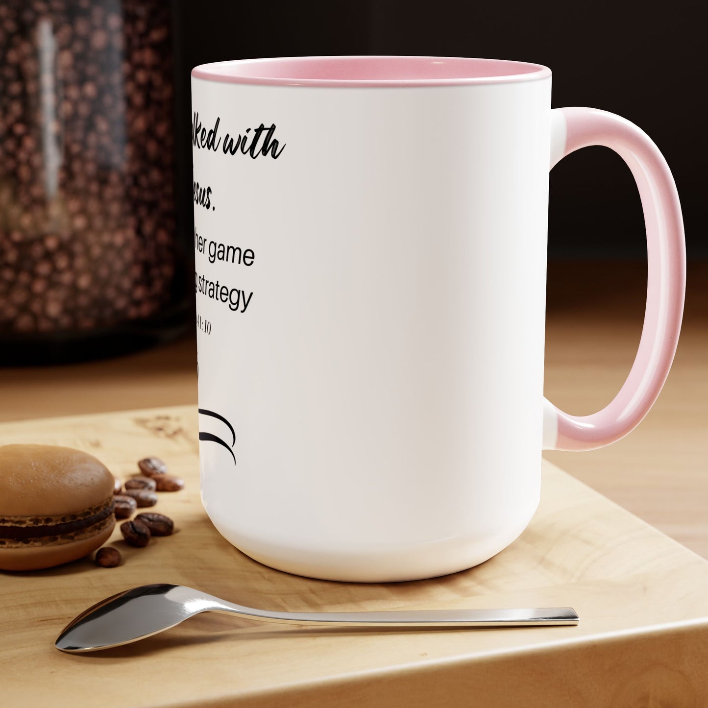 She Walked With Jesus Inspirational Two Tone Mug