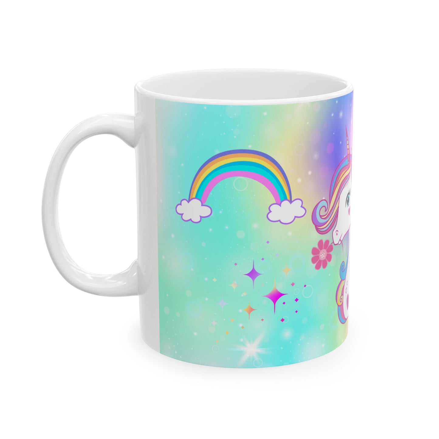 Pink Unicorn Ceramic Kids Mug