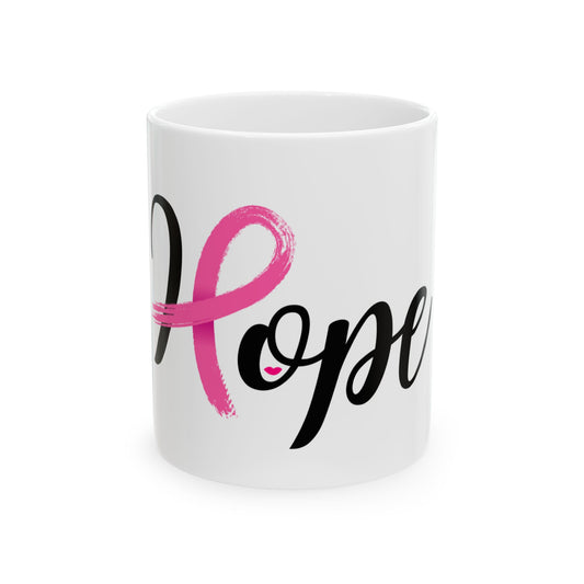 Inspirational Mug - Hope Breast Cancer Survivor