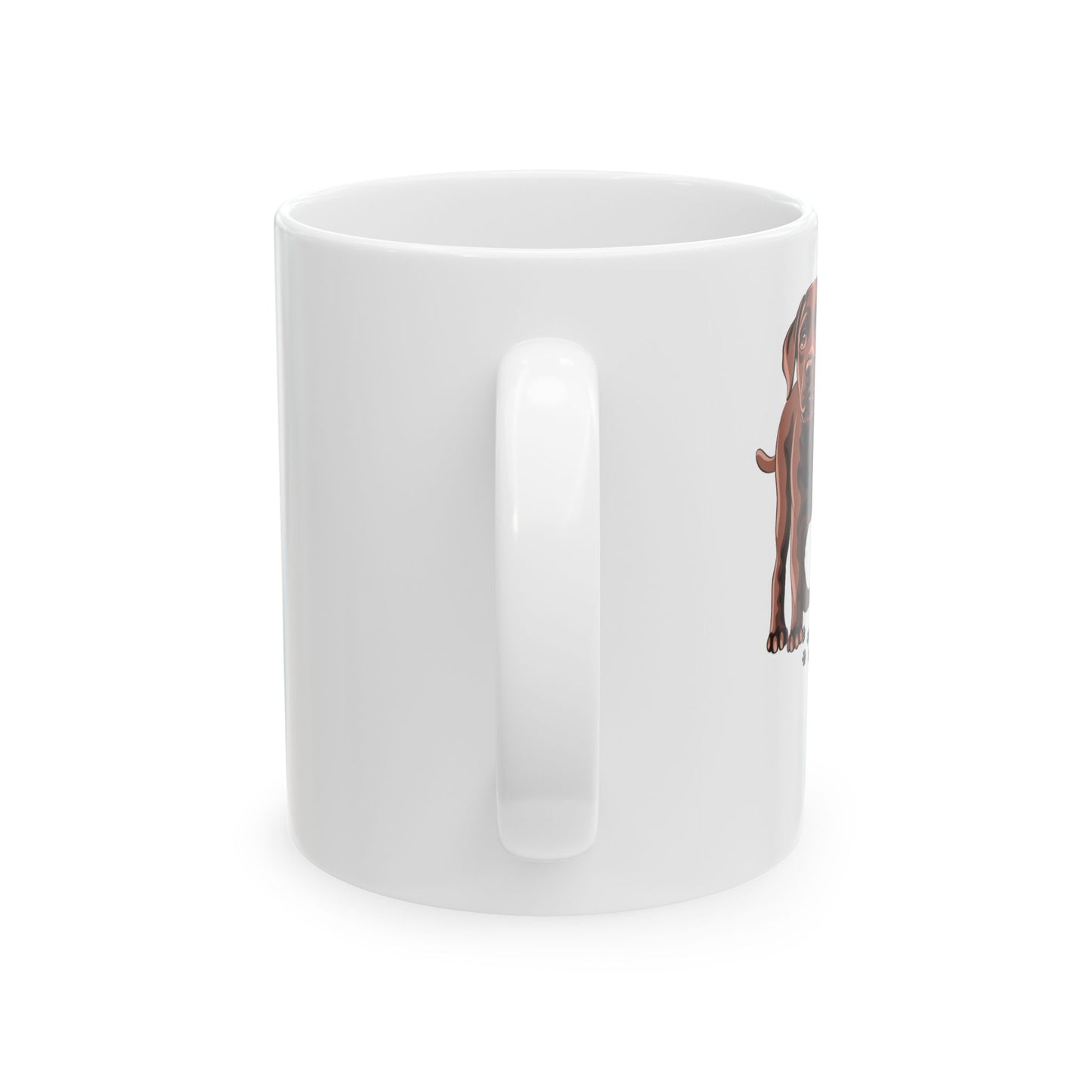 Bella Chocolate Labrador Retriever Coffee Cup