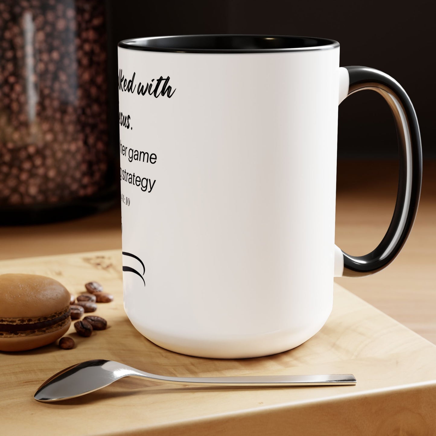 She Walked With Jesus Inspirational Two Tone Mug