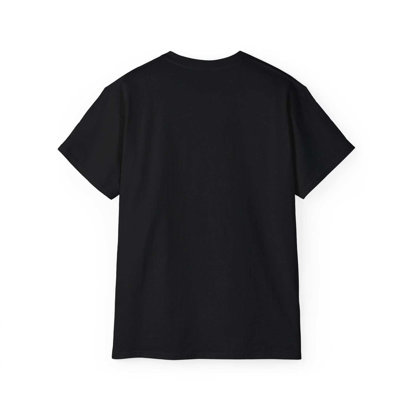 Royal Black Diamond and Gold Embellished Unisex Ultra Cotton Tee