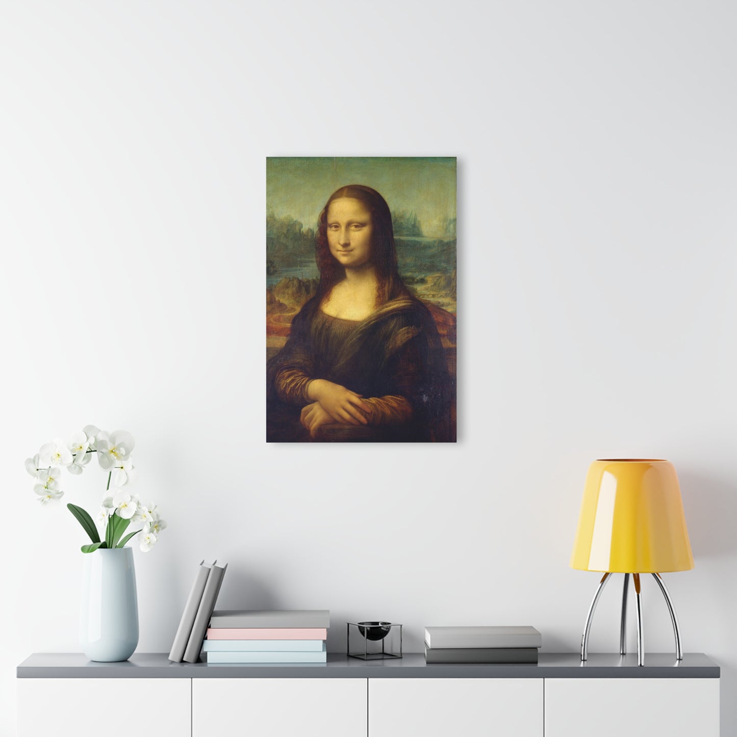 Mona Lisa French Cleat Design Rendition of Acrylic Print