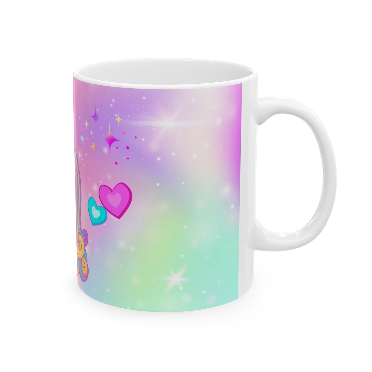 Pink Unicorn Ceramic Kids Mug
